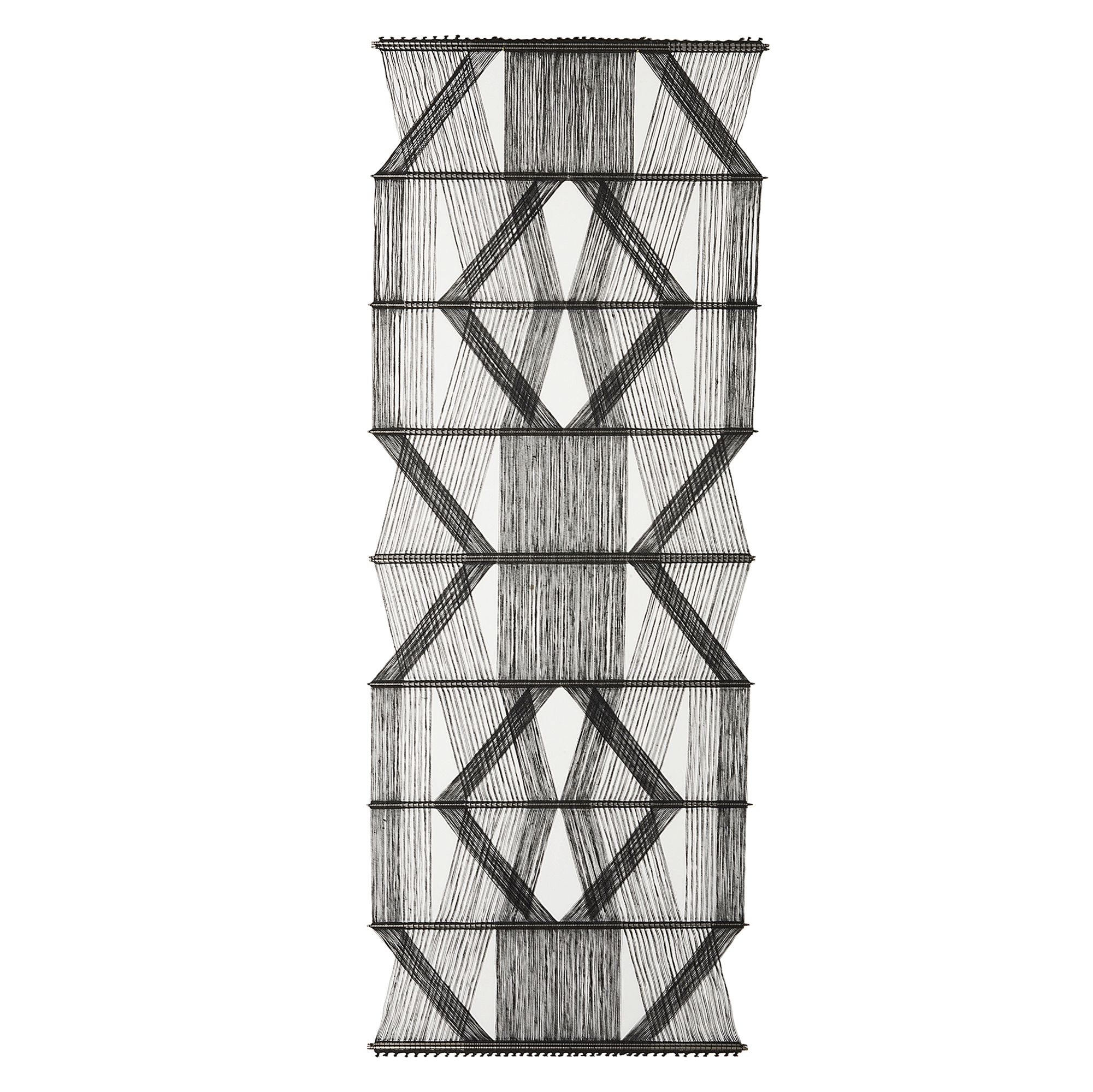 Maak | Peter Collingwood, 2D Microgauze Wall Hanging, 'M158 NO.5', 1985 sold in the Contemporary Craft Auction, May 2025