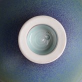 Incised S mark on a seed pod vessel made by Geoffrey Swindell sold at auction by Maak Contemporary Ceramics