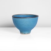 A turquoise stoneware small bowl made by Abdo Nagi sold at auction by Maak