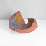 An earthenware bowl form made by Martin Smith in 1986 sold at auction by Maak
