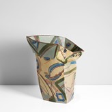 A 'Green and Beige and Turquoise Pot' made by Alison Britton in 1983 sold at auction by Maak