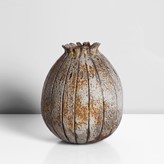 A stoneware pod form made by Alan Wallwork in circa 2005 sold at auction by Maak