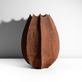 A walnut ferrous oxide vessel made by Marc Ricourt in 2007